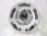 Керамическая мануфактура декоративная тарелка коллекционный фарфор