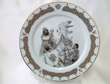 керамическая мануфактура декоративная тарелка коллекционный фарфор